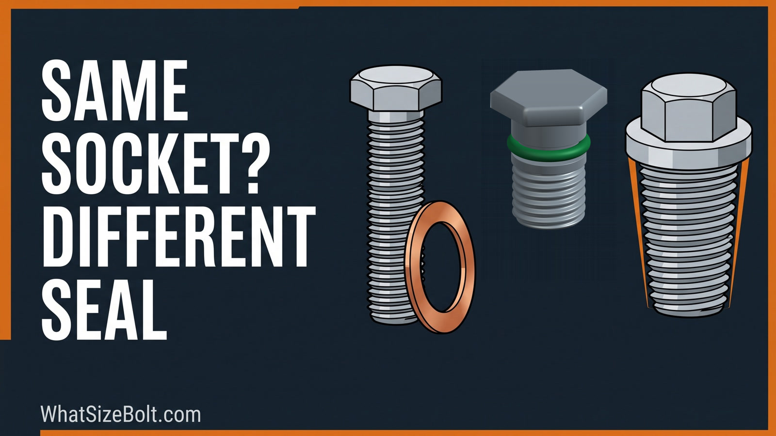 Drain-Plug Washers, O-Rings and Washerless Designs: What Actually Seals?